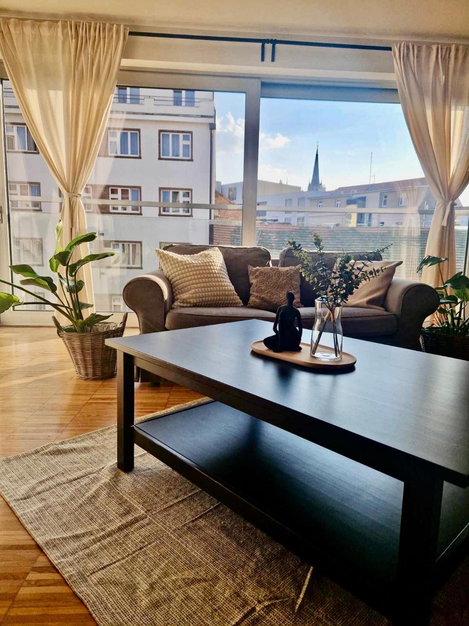 Spacious Near Center With Balcony And Garage Parking Lejlighed Prag
